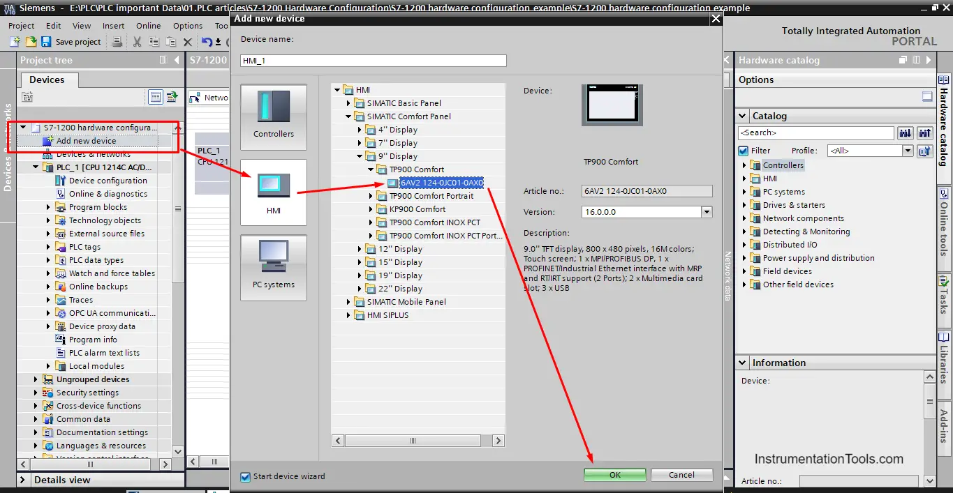 Communication-between-the-HMI-and-the-PLC