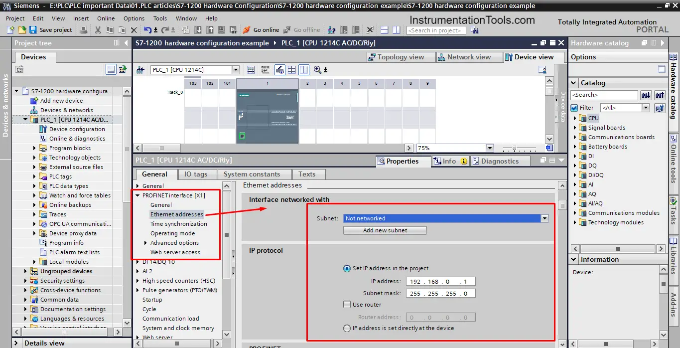 Profinet-interface
